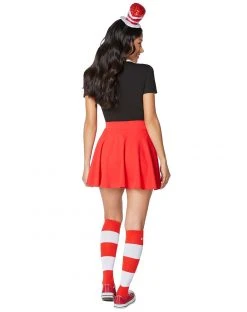 Spirit Halloween Adult Cat in the Hat Costume Kit - Dr. Seuss -HALLOWEEN COSTUMES Sales 01532381 b