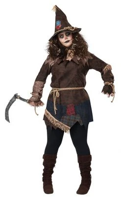 Spirit Halloween Adult Creepy Scarecrow Plus Size Costume