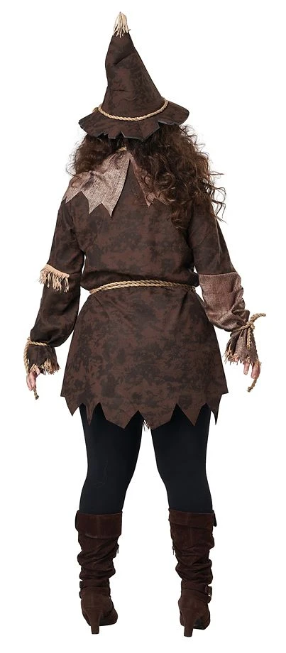 Spirit Halloween Adult Creepy Scarecrow Plus Size Costume 4 Spirit Halloween Adult Creepy Scarecrow Plus Size Costume - Image 2