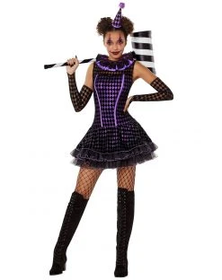 Spirit Halloween Adult Dark Clown Costume
