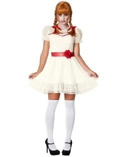 Spirit Halloween Adult Annabelle Short Dress Costume - Annabelle