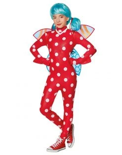 Spirit Halloween Kids Cosmo Bug Costume - Miraculous Ladybug