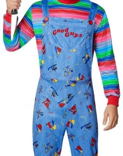 Spirit Halloween Adult Chucky Plus Size Costume - Seed of Chucky -HALLOWEEN COSTUMES Sales 01535202 c