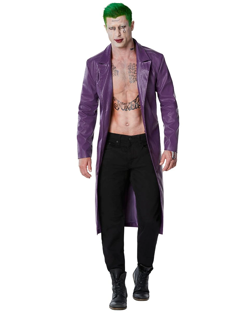 Spirit Halloween Adult Joker Jacket - Suicide Squad 3 Spirit Halloween Adult Joker Jacket - Suicide Squad