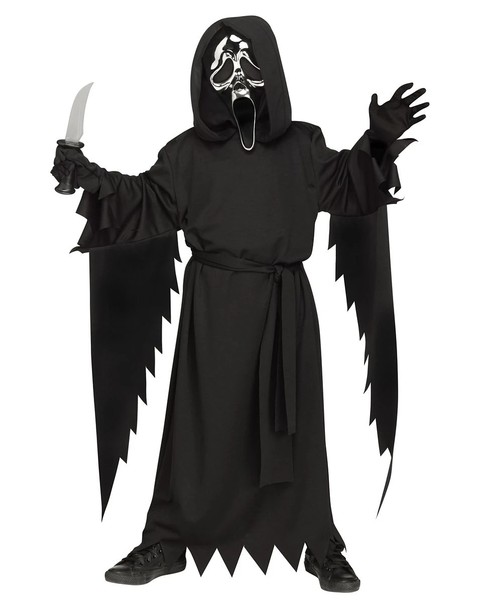 Spirit Halloween Kids Chrome Ghost Face ® Costume 3 Spirit Halloween Kids Chrome Ghost Face ® Costume