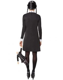 Spirit Halloween Adult Wednesday Addams Costume - The Addams Family -HALLOWEEN COSTUMES Sales 01537083 b