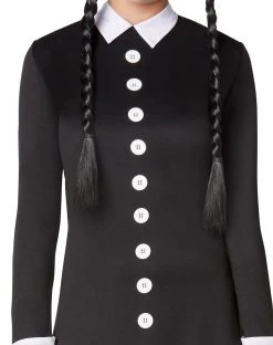 Spirit Halloween Adult Wednesday Addams Costume - The Addams Family -HALLOWEEN COSTUMES Sales 01537083 c