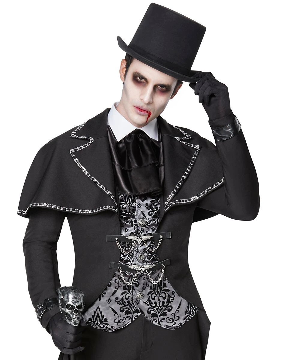 Spirit Halloween Adult Midnight Vampire Costume 6 Spirit Halloween Adult Midnight Vampire Costume - Image 4