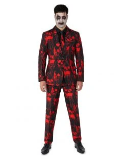 Spirit Halloween Adult Bloody Skull Suit