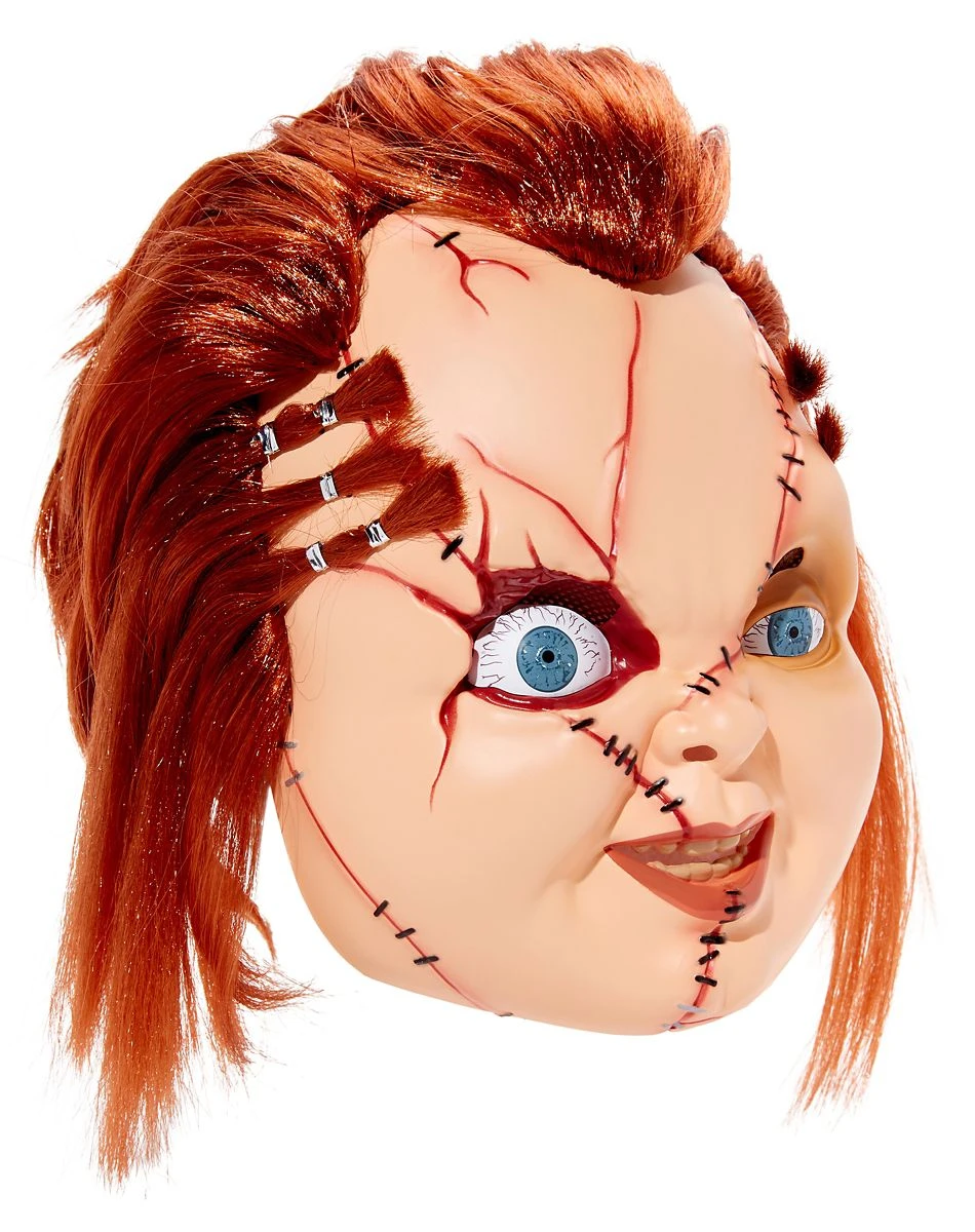 Spirit Halloween Kids Chucky Full Mask 4 Spirit Halloween Kids Chucky Full Mask - Image 2