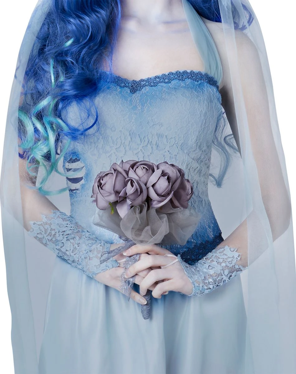Spirit Halloween Adult Emily Costume - Corpse Bride 4 Spirit Halloween Adult Emily Costume - Corpse Bride - Image 2