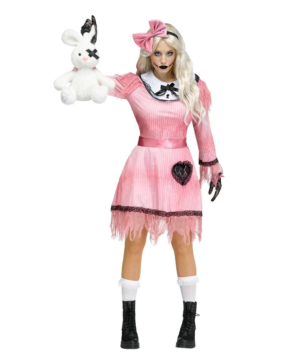 Spirit Halloween Adult Deadly Doll Costume 3 Spirit Halloween Adult Deadly Doll Costume