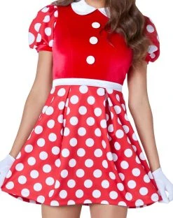 Spirit Halloween Adult Minnie Mouse Costume - Mickey and Friends -HALLOWEEN COSTUMES Sales 01541275 c