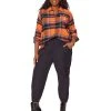 Spirit Halloween Adult Stay Spooky Flannel Shirt -HALLOWEEN COSTUMES Sales 01541473 a