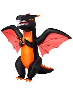 Spirit Halloween Kids Fire Dragon Inflatable Costume