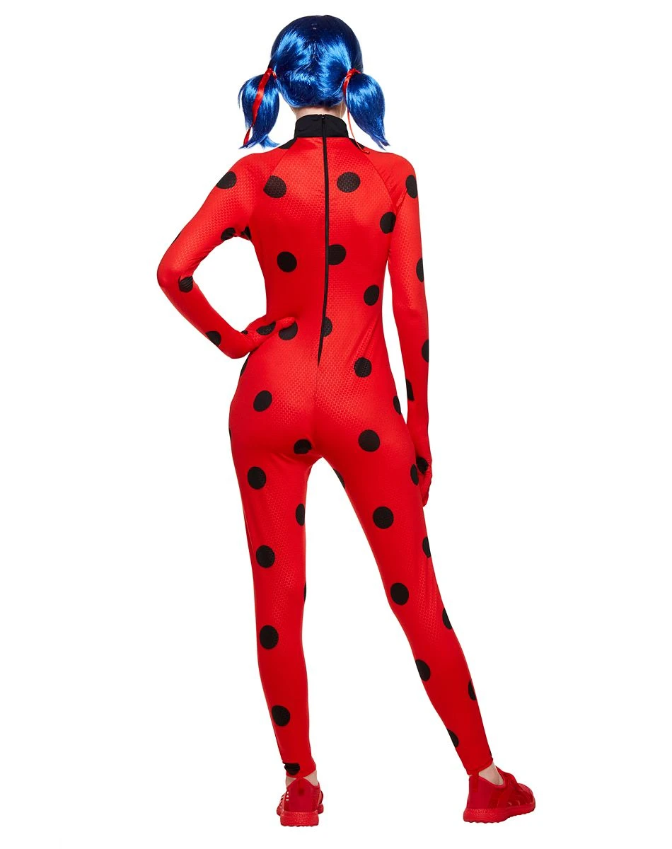 Spirit Halloween Adult Miraculous Ladybug Catsuit Costume 5 Spirit Halloween Adult Miraculous Ladybug Catsuit Costume - Image 3
