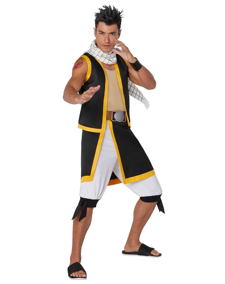 Spirit Halloween Adult Natsu Costume - Fairy Tail 3 Spirit Halloween Adult Natsu Costume - Fairy Tail