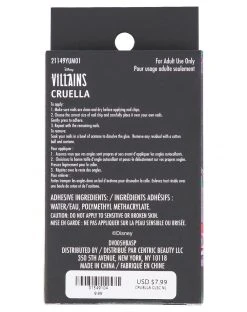 Spirit Halloween Classic Cruella Press On Nails - Disney Cruella 7 Spirit Halloween Classic Cruella Press On Nails - Disney Cruella -HALLOWEEN COSTUMES Sales 01549104 c