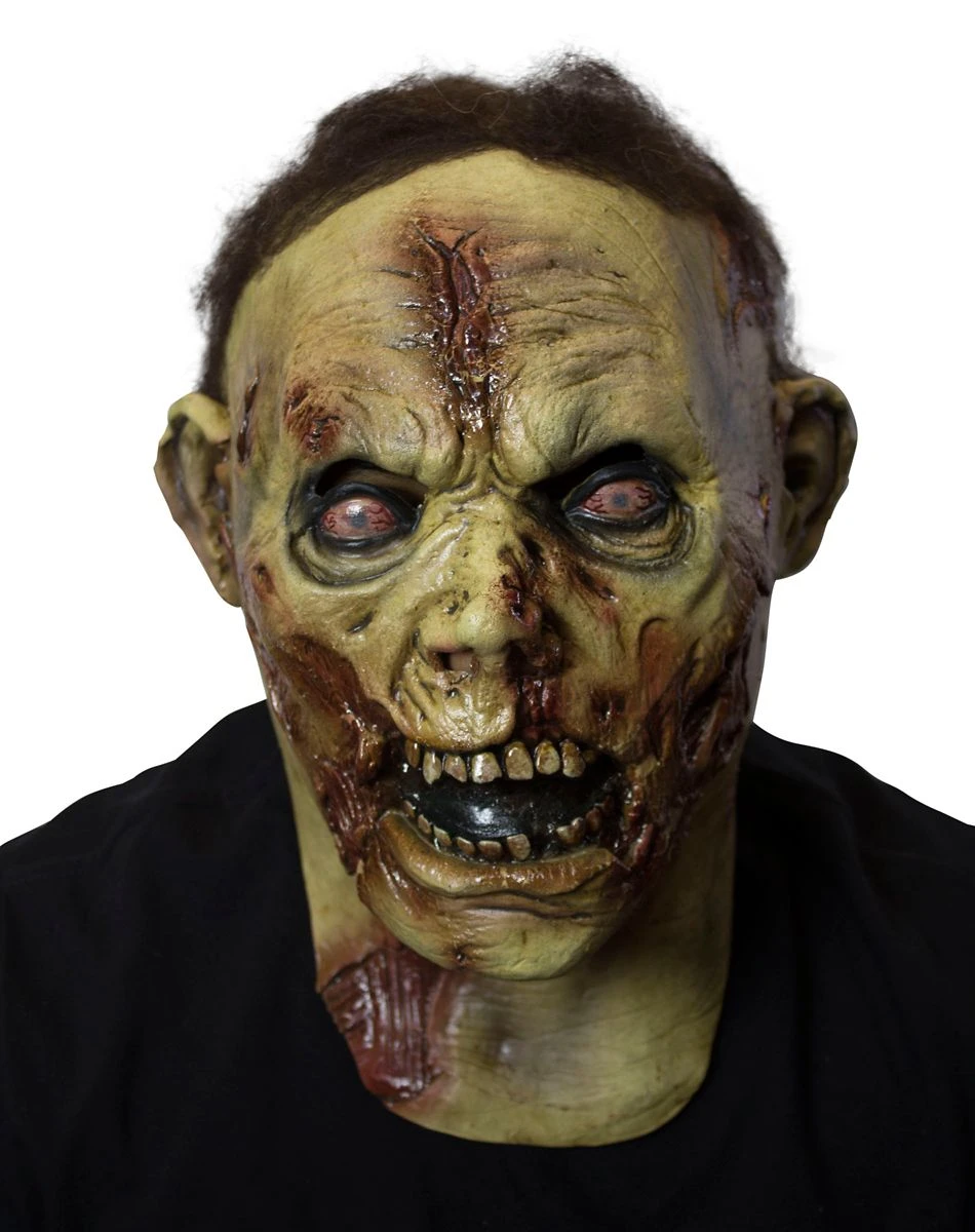 Spirit Halloween Bloody Zombie Full Mask 3 Spirit Halloween Bloody Zombie Full Mask