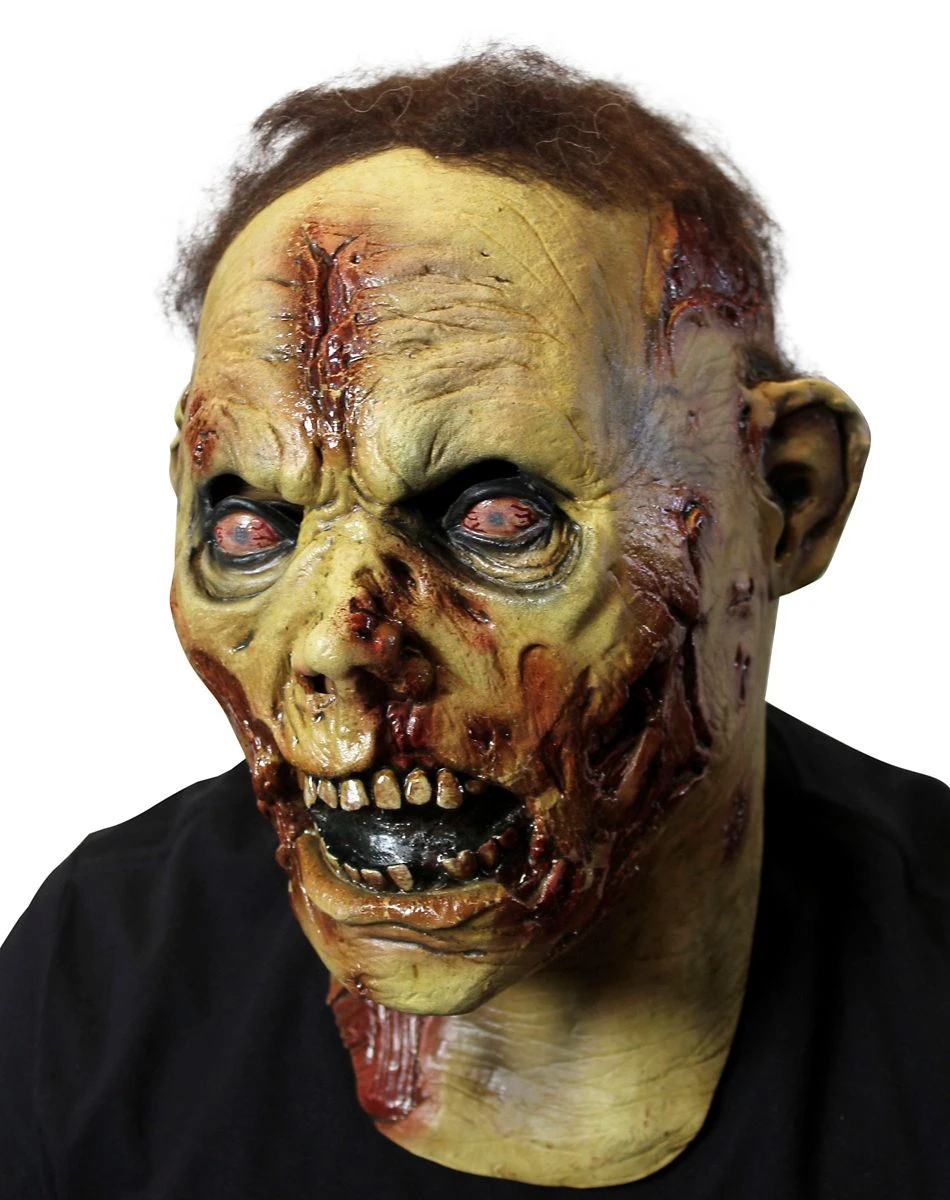 Spirit Halloween Bloody Zombie Full Mask 4 Spirit Halloween Bloody Zombie Full Mask - Image 2