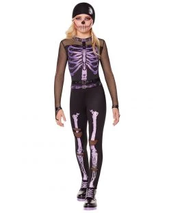 Spirit Halloween Kids Dark Rebel Skeleton Costume