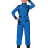 Spirit Halloween Kids Blue Astronaut Jumpsuit - NASA 2 Spirit Halloween Kids Blue Astronaut Jumpsuit - NASA -HALLOWEEN COSTUMES Sales 01551589 a