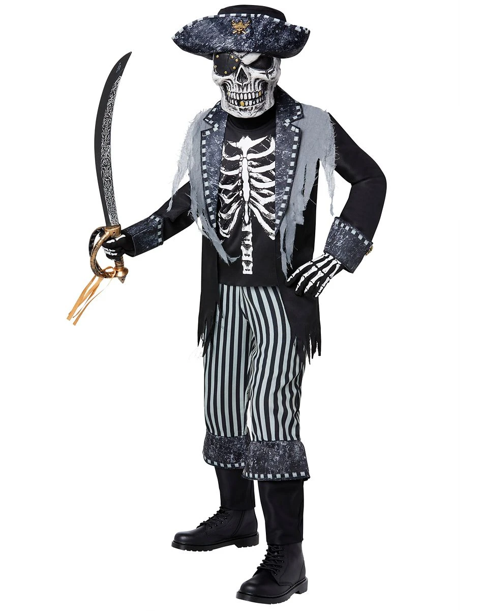 Spirit Halloween Kids Skeleton Pirate Costume 3 Spirit Halloween Kids Skeleton Pirate Costume
