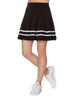 Spirit Halloween Adult Black Plus Size Cheerleader Skirt