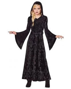 Spirit Halloween Kids Black Hooded Dress