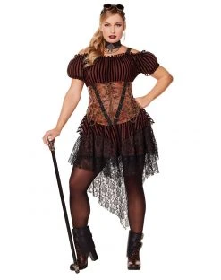 Spirit Halloween Adult Queen of Steampunk Plus Size Costume