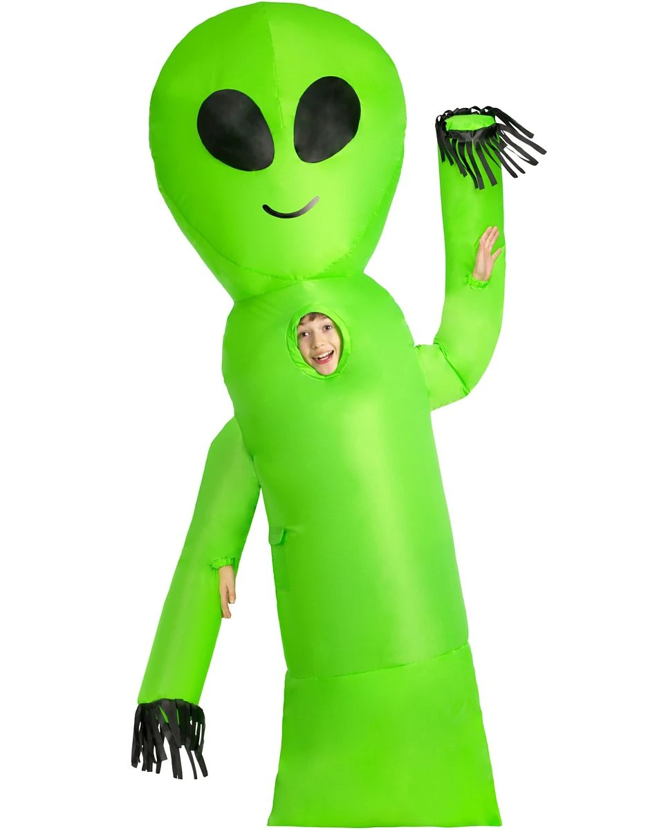 Spirit Halloween Kids Wavy Arms Alien Inflatable Costume 3 Spirit Halloween Kids Wavy Arms Alien Inflatable Costume