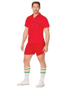 Spirit Halloween Adult Camp Crystal Lake Button Down Shirt - Friday the 13th 7 Spirit Halloween Adult Camp Crystal Lake Button Down Shirt - Friday the 13th -HALLOWEEN COSTUMES Sales 01565647 c