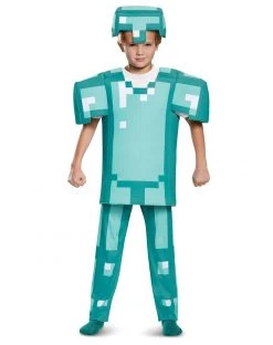 Spirit Halloween Kids Armor Deluxe Costume - Minecraft