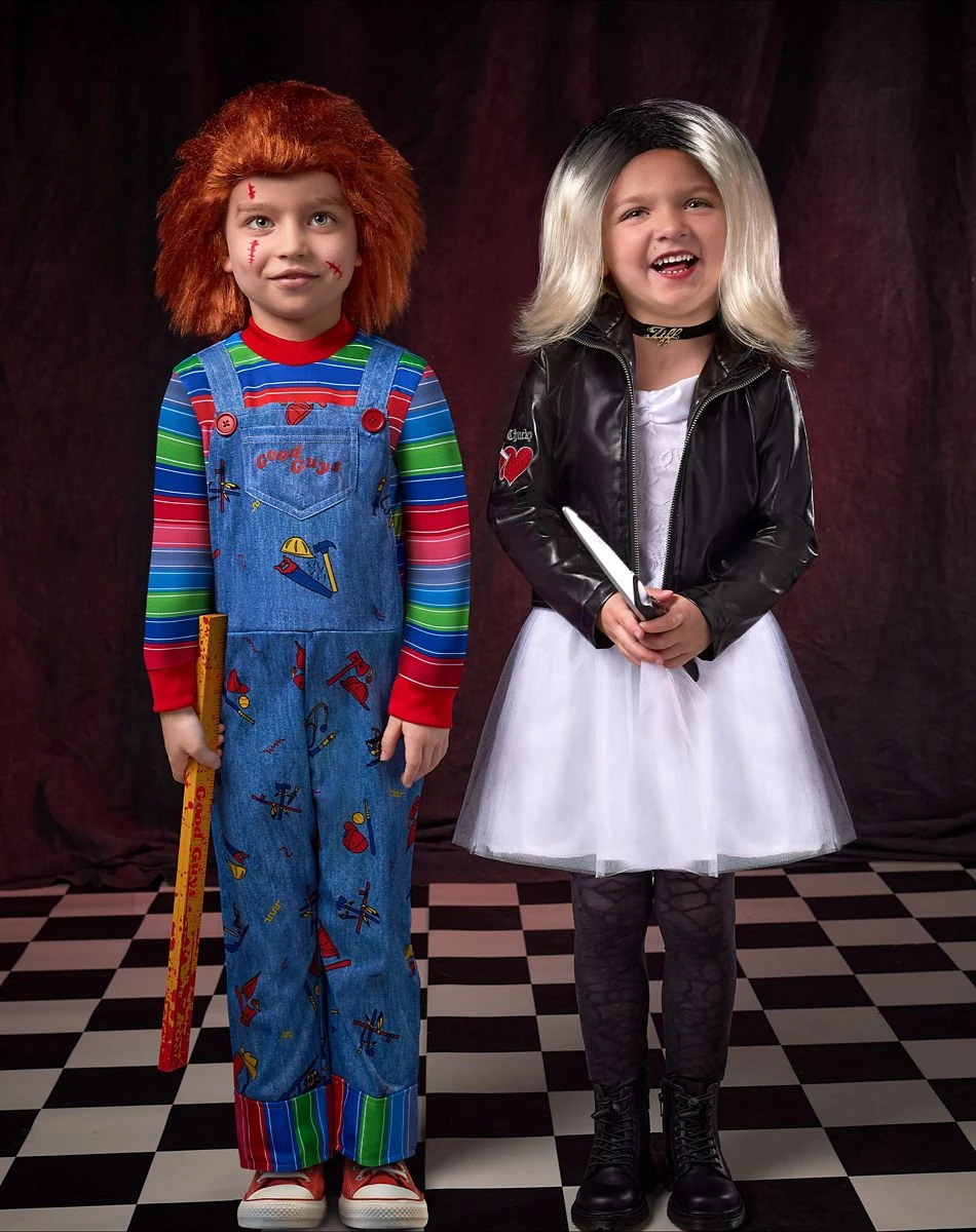 Spirit Halloween Toddler Tiffany Costume - Chucky 5 Spirit Halloween Toddler Tiffany Costume - Chucky - Image 3