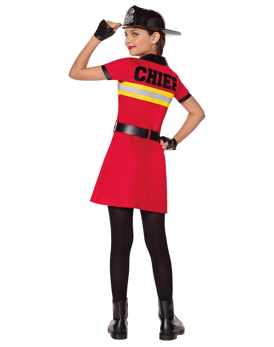 Spirit Halloween Kids Firefighter Dress Costume 4 Spirit Halloween Kids Firefighter Dress Costume - Image 2