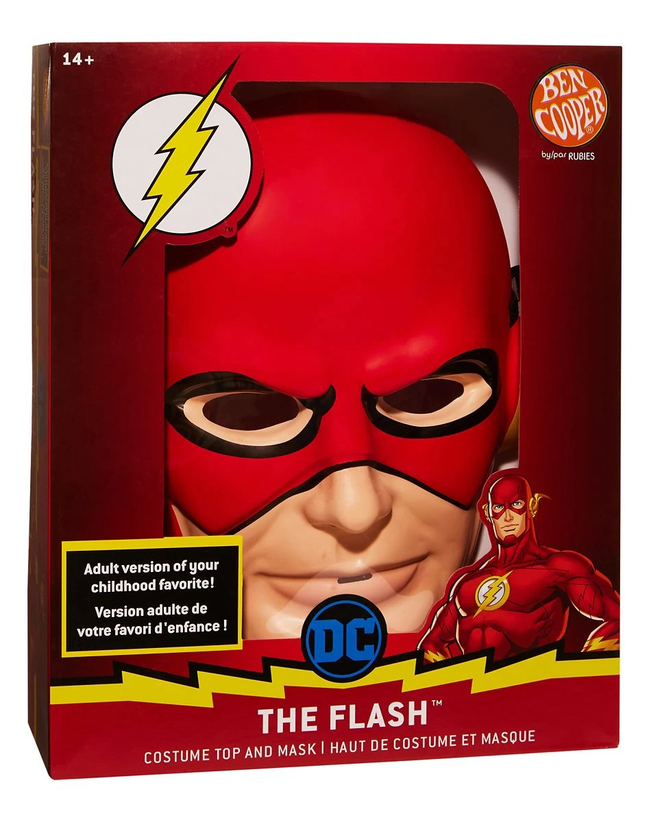 Spirit Halloween Adult The Flash Costume Kit - Ben Cooper 3 Spirit Halloween Adult The Flash Costume Kit - Ben Cooper