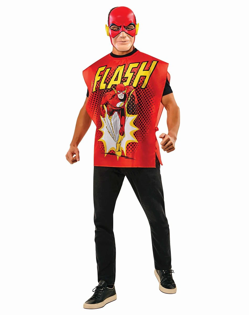 Spirit Halloween Adult The Flash Costume Kit - Ben Cooper 5 Spirit Halloween Adult The Flash Costume Kit - Ben Cooper - Image 3