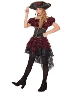 Spirit Halloween Kids Buccaneer Beauty Pirate Costume