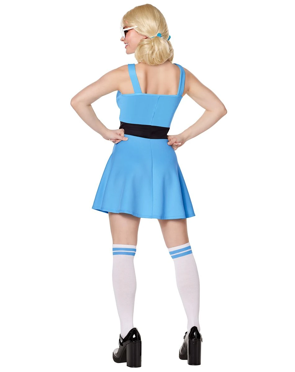 Spirit Halloween Adult Bubbles Costume - The Powerpuff Girls 4 Spirit Halloween Adult Bubbles Costume - The Powerpuff Girls - Image 2