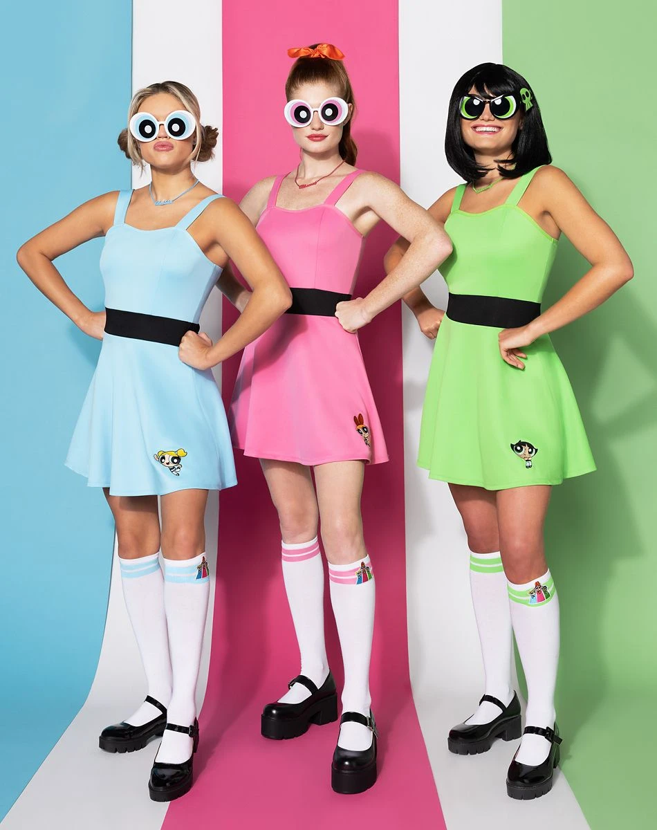 Spirit Halloween Adult Bubbles Costume - The Powerpuff Girls 5 Spirit Halloween Adult Bubbles Costume - The Powerpuff Girls - Image 3