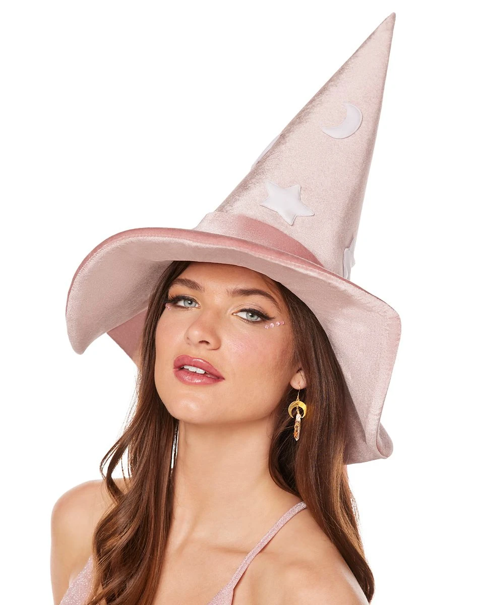 Spirit Halloween Pink Celestial Witch Hat 3 Spirit Halloween Pink Celestial Witch Hat
