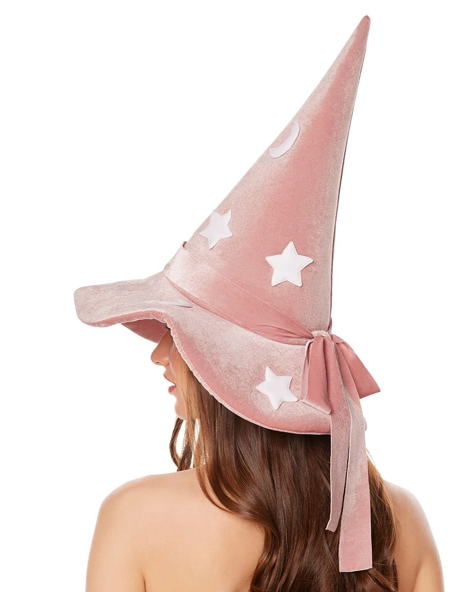 Spirit Halloween Pink Celestial Witch Hat 4 Spirit Halloween Pink Celestial Witch Hat - Image 2