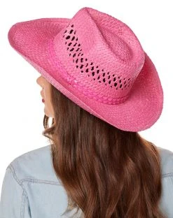 Spirit Halloween Pink Straw Cowboy Hat 7 Spirit Halloween Pink Straw Cowboy Hat -HALLOWEEN COSTUMES Sales 01573021 b