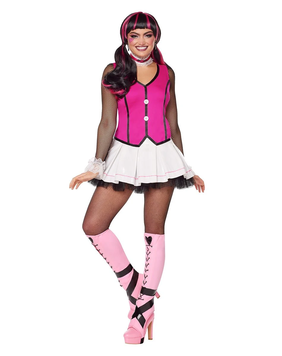 Spirit Halloween Adult Draculaura Costume - Monster High 4 Spirit Halloween Adult Draculaura Costume - Monster High - Image 2
