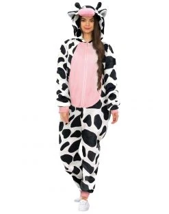 Spirit Halloween Adult Cow Union Suit