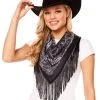 Spirit Halloween Western Fringe Bandana -HALLOWEEN COSTUMES Sales 01575182 a