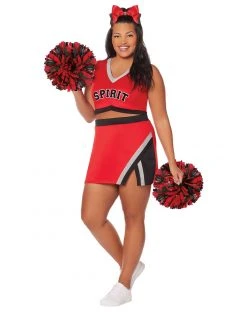 Spirit Halloween Adult Cheerleader Plus Size Costume