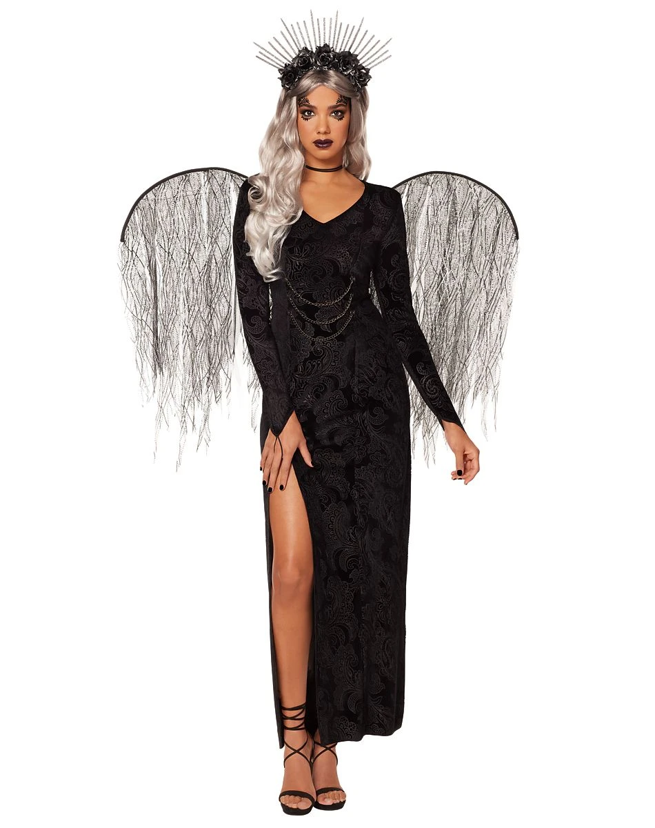 Spirit Halloween Adult Dark Angel Costume 3 Spirit Halloween Adult Dark Angel Costume
