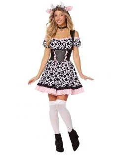 Spirit Halloween Adult Cow Dress Costume