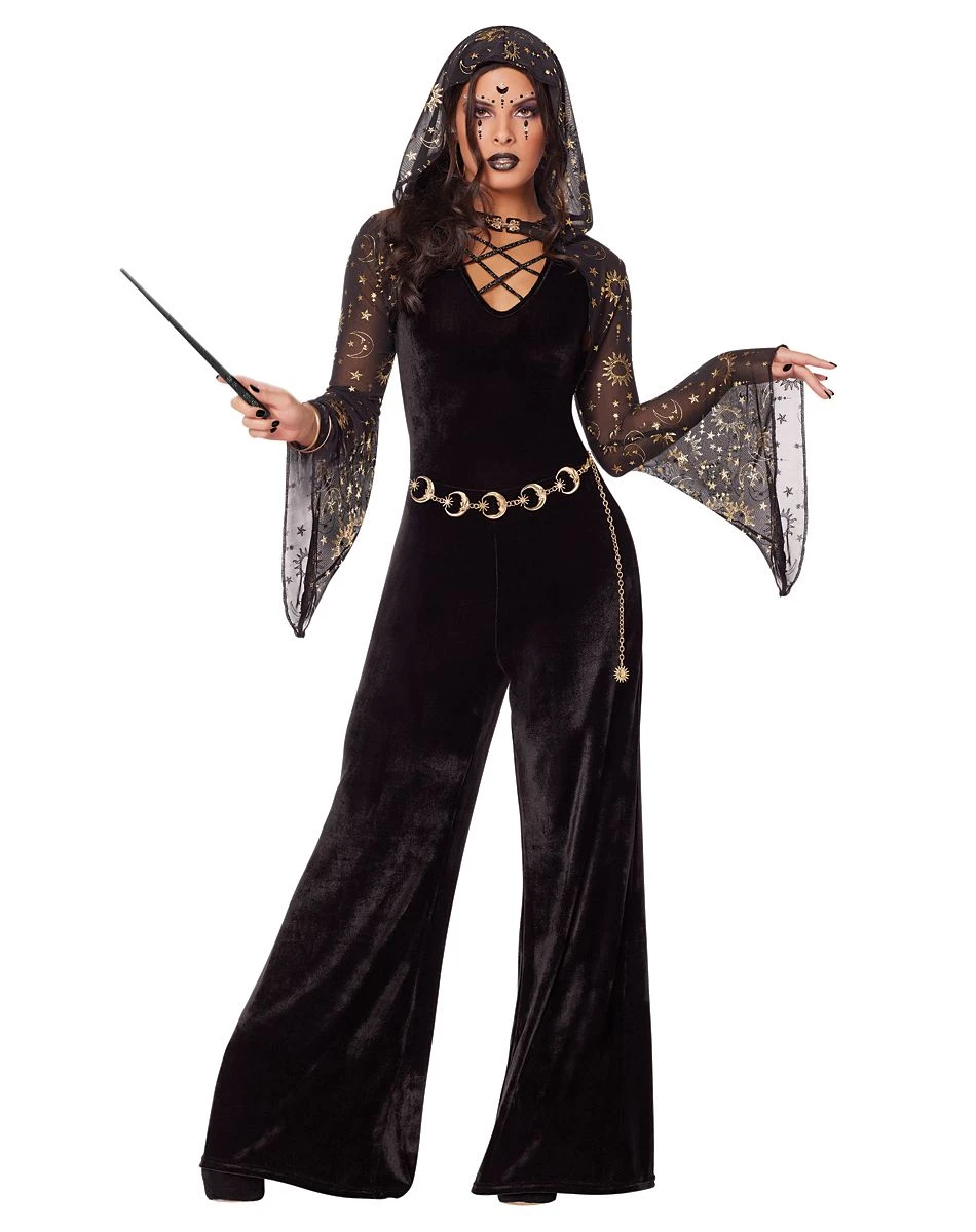 Spirit Halloween Adult Spellbinding Witch Jumpsuit Costume 3 Spirit Halloween Adult Spellbinding Witch Jumpsuit Costume